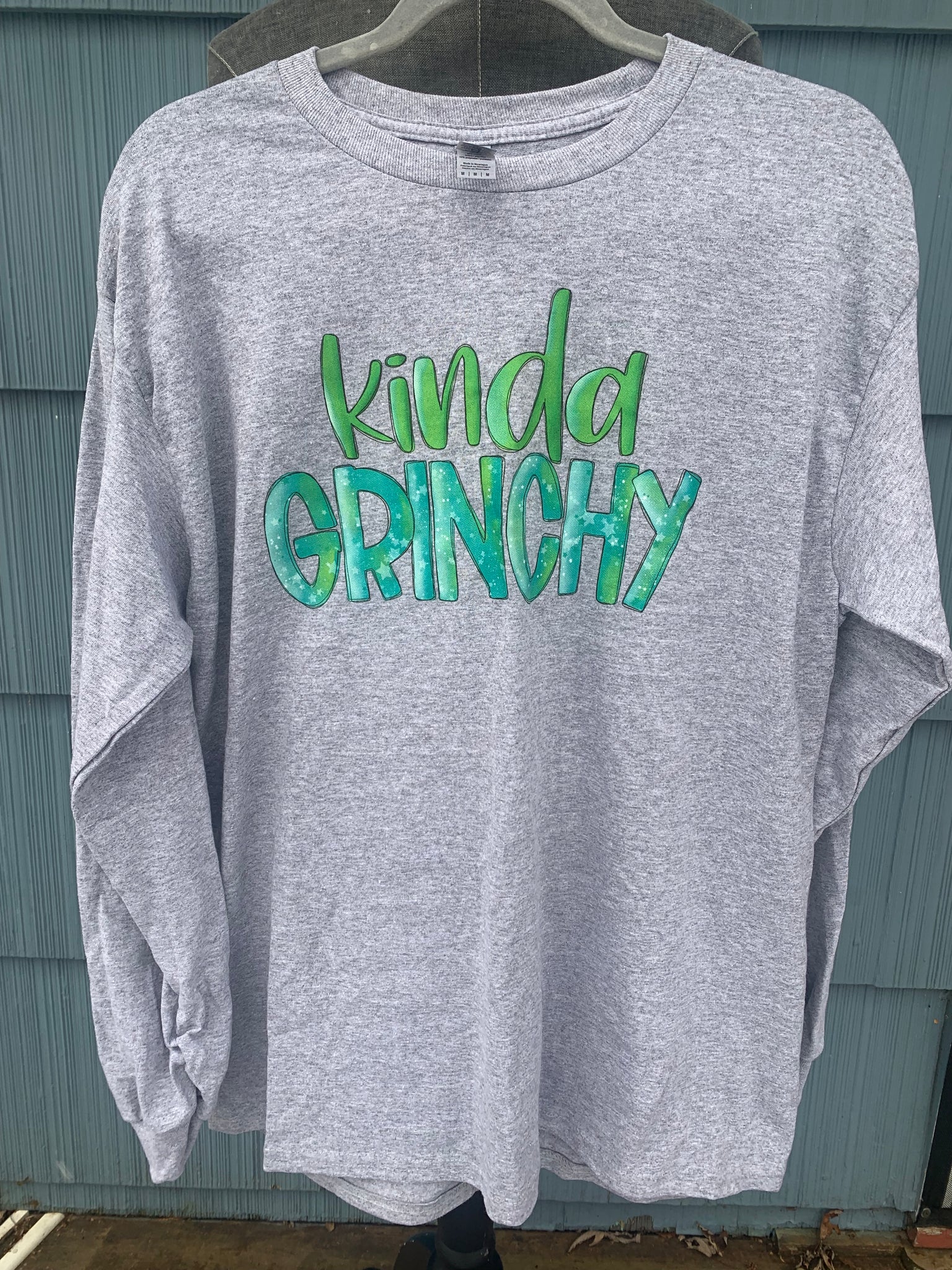 Kinda Grinchy Long Sleeve Tee